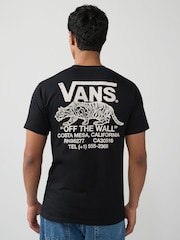 Vans Mens Sneaky 100% Cotton Black T-Shirt - Image 2 of 9