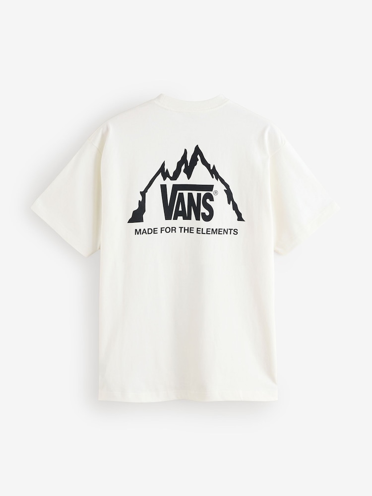 Vans Mens Crestline White 100% Cotton T-Shirt - Image 1 of 3