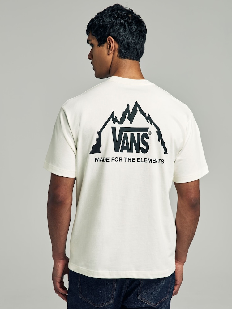 Vans Mens Crestline White 100% Cotton T-Shirt - Image 3 of 3