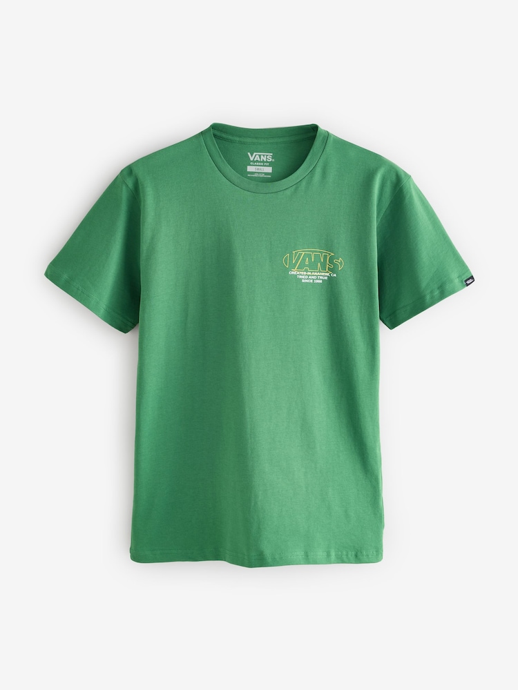 Vans Mens Green Major Type 100% Cotton T-Shirt - Image 4 of 4