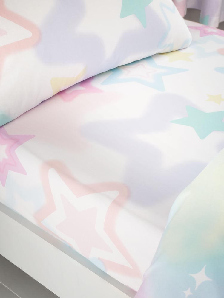Catherine Lansfield Ombre Stars Spannbetttuch - Bild 1 von 2 Catherine Lansfield Ombre Stars Spannbetttuch - Bild 1 von 2