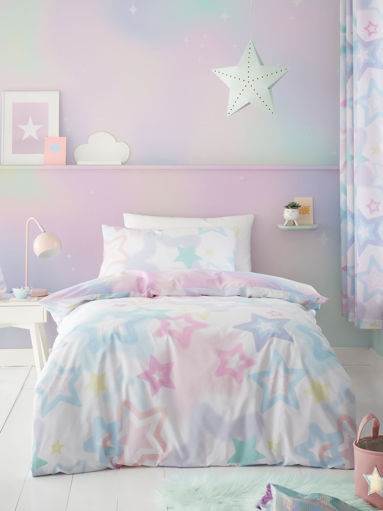 Catherine Lansfield Ombre Stars Fitted Sheet - Imagem 2 de 2