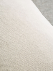 Catherine Lansfield Natural Wilson Velvet Cushion - Image 3 of 3