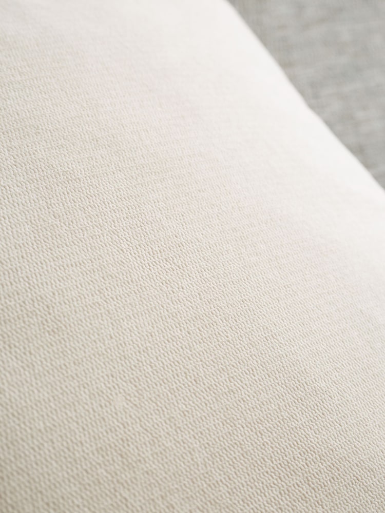Catherine Lansfield Natural Wilson Velvet Cushion - Image 3 of 3