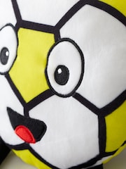 Catherine Lansfield White/Black Forever Together Football Magnetic Hands Cushions - Image 2 of 3