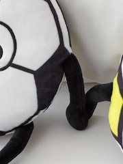Catherine Lansfield White/Black Forever Together Football Magnetic Hands Cushions - Image 3 of 3