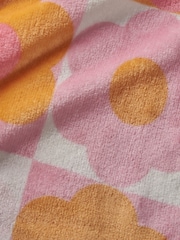 Catherine Lansfield de lã macio e aconchegante Retro Daisy Throw - Imagem 3 de 4