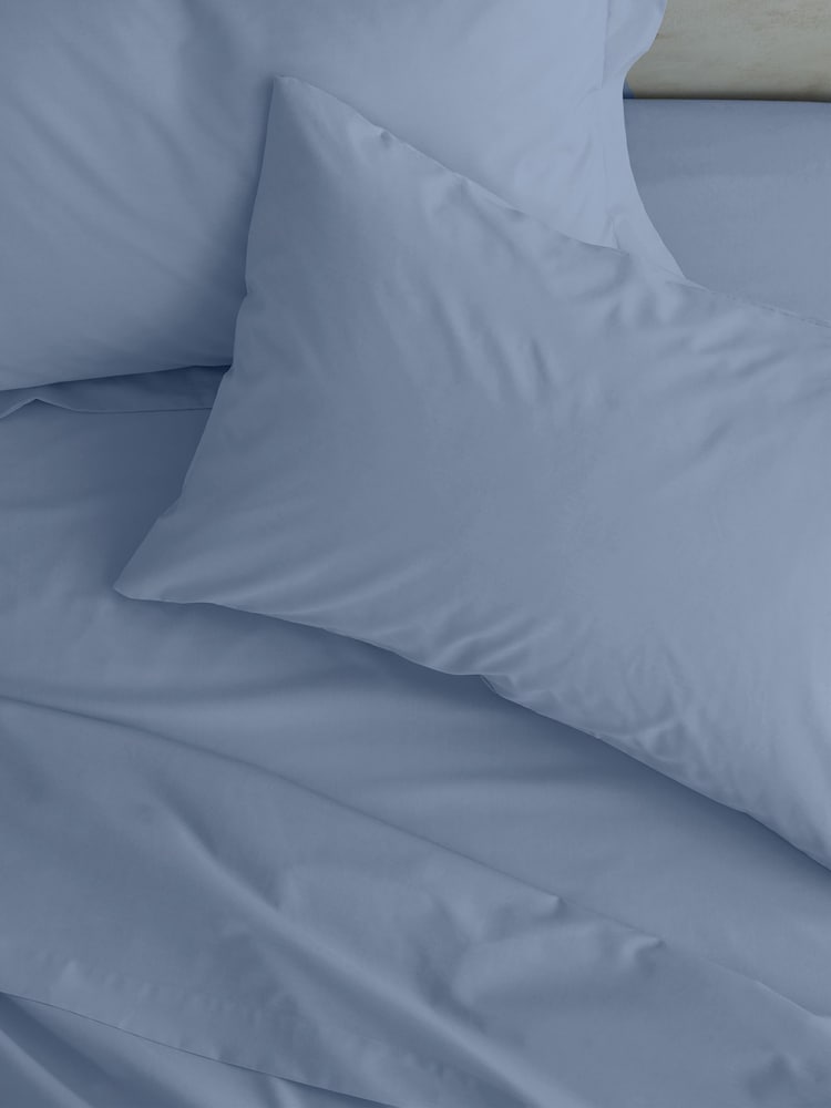 Catherine Lansfield Set of 2 Easy Iron Percale Pillowcases - Image 1 of 2 Catherine Lansfield Set of 2 Easy Iron Percale Pillowcases - Image 1 of 2
