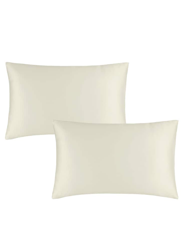 Catherine Lansfield Champagne Silky Soft Satin Pillowcase - Image 2 of 2