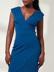 Jolie Moi Yseult V-Neck Split Bodycon Dress - Bild 5 von 5