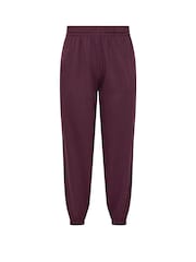 Yours Curve Burgundy Red Cuffed Joggers - Image 5 of 5