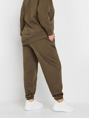 Yours Curve Brown Cuffed Joggers - Image 2 of 5