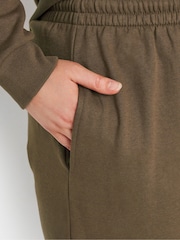 Yours Curve Brown Cuffed Joggers - Image 4 of 5