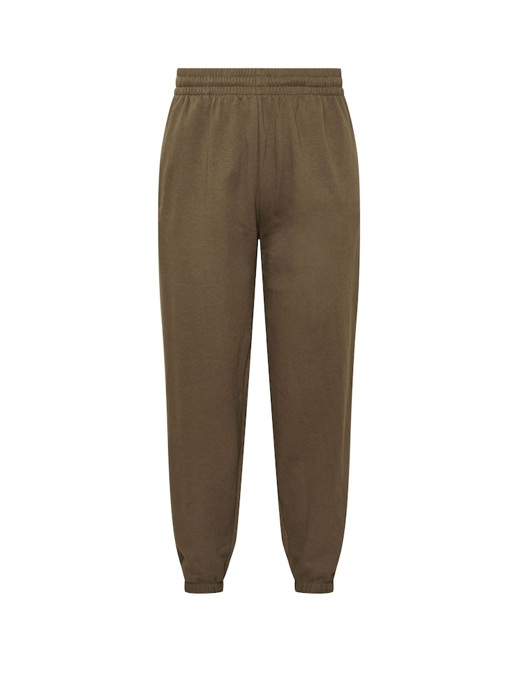 Yours Curve Brown Cuffed Joggers - Image 5 of 5