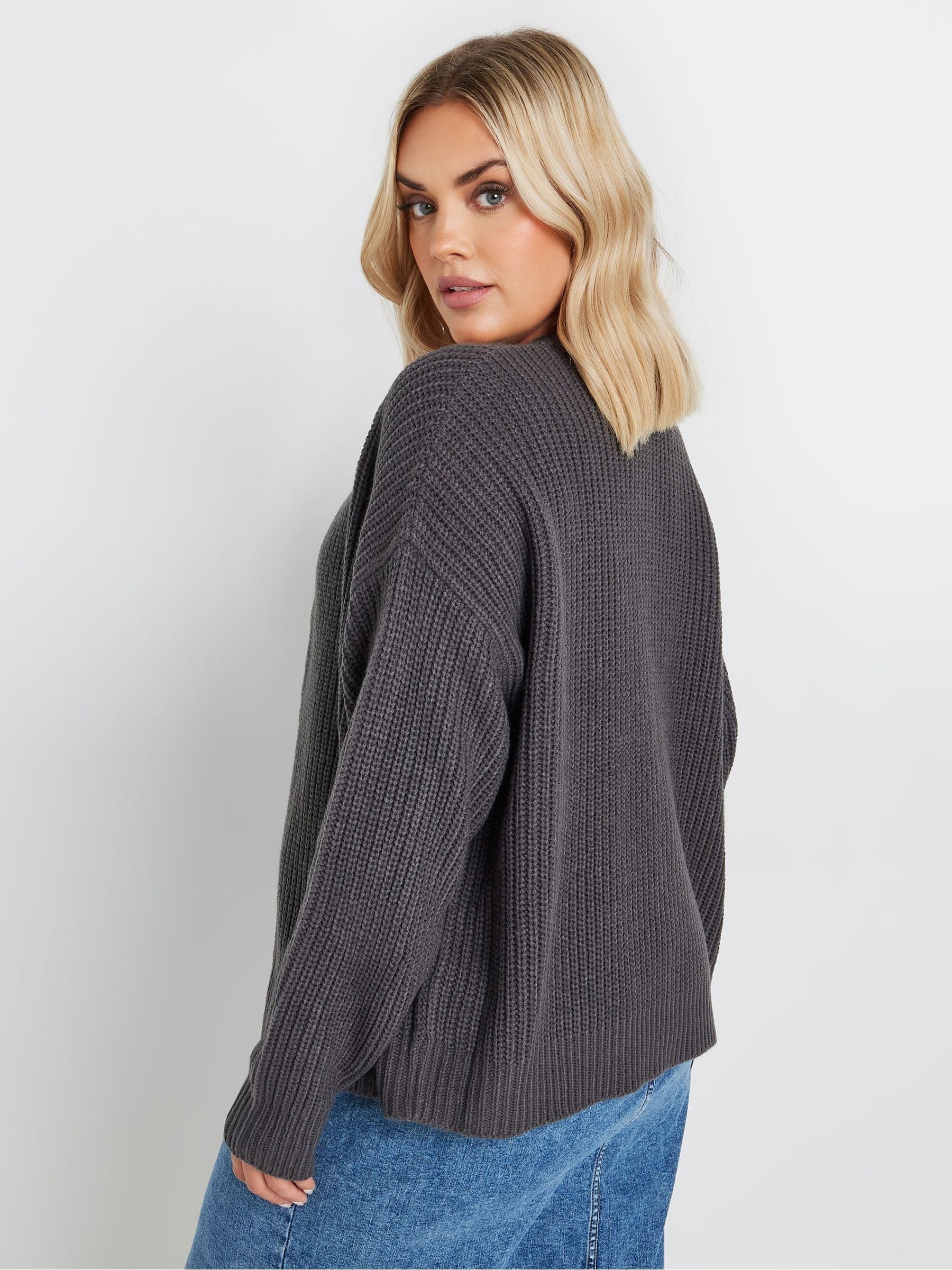 トップス gypsohila WaistShape Cardigan gray gypsohila Waist Shape