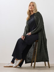 Yours Curve Maxi-Strickjacke mit Twist-Deign - Bild 10 von 11