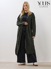 Yours Curve Maxi-Strickjacke mit Twist-Deign - Bild 5 von 11