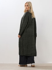 Yours Curve Maxi-Strickjacke mit Twist-Deign - Bild 8 von 11