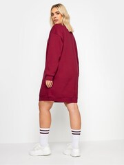 Yours Curve Red Sweatshirt Dress - Image 3 of 5
