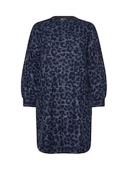 Yours Curve Blue Soft Touch Jumper Dress - Image 5 of 5