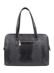 Jones Bootmaker Wynter Croc Leather Shoulder Bag - Image 2 of 2