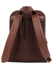 Jones Bootmaker Vally Leather Brown Backpack - Image 3 of 3