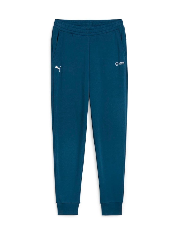 Puma Blue Mens Mercedes-AMG Petronas Motorsport ESS Trousers - Image 1 of 4