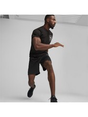 Puma Black Mens Cloudspun Knit Training Shorts - Image 1 of 4
