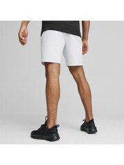 Puma Grey Mens Cloudspun Knit Training Shorts - Image 3 of 5