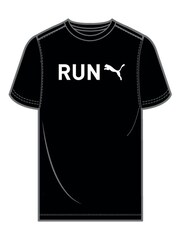 Puma Black Mens Training T-Shirt - Image 1 of 3