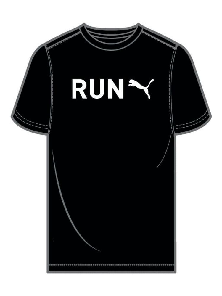Puma Black Mens Training T-Shirt - Image 1 of 3