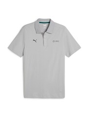 Puma Grey Mens Mercedes AMG Petronas Motorsport ESS Polo Shirt - Image 3 of 4