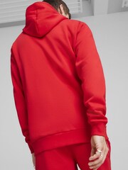 Puma Red Mens Scuderia Ferrari Motorsport Race Hooded Sweat Jacket - Image 4 of 5