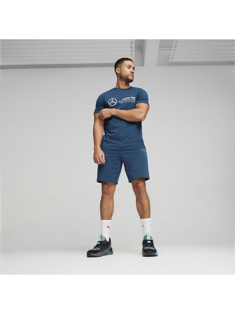 Niebieski - Spodenki męskie Puma Mercedes AMG Petronas Motorsport ESS - Obraz 2 z 4