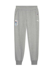 Puma Grey Mens BMW M Motorsport ESS Fleece Trousers - Image 5 of 6
