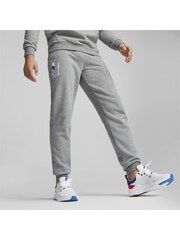 Puma Grey Mens BMW M Motorsport ESS Fleece Trousers - Image 6 of 6