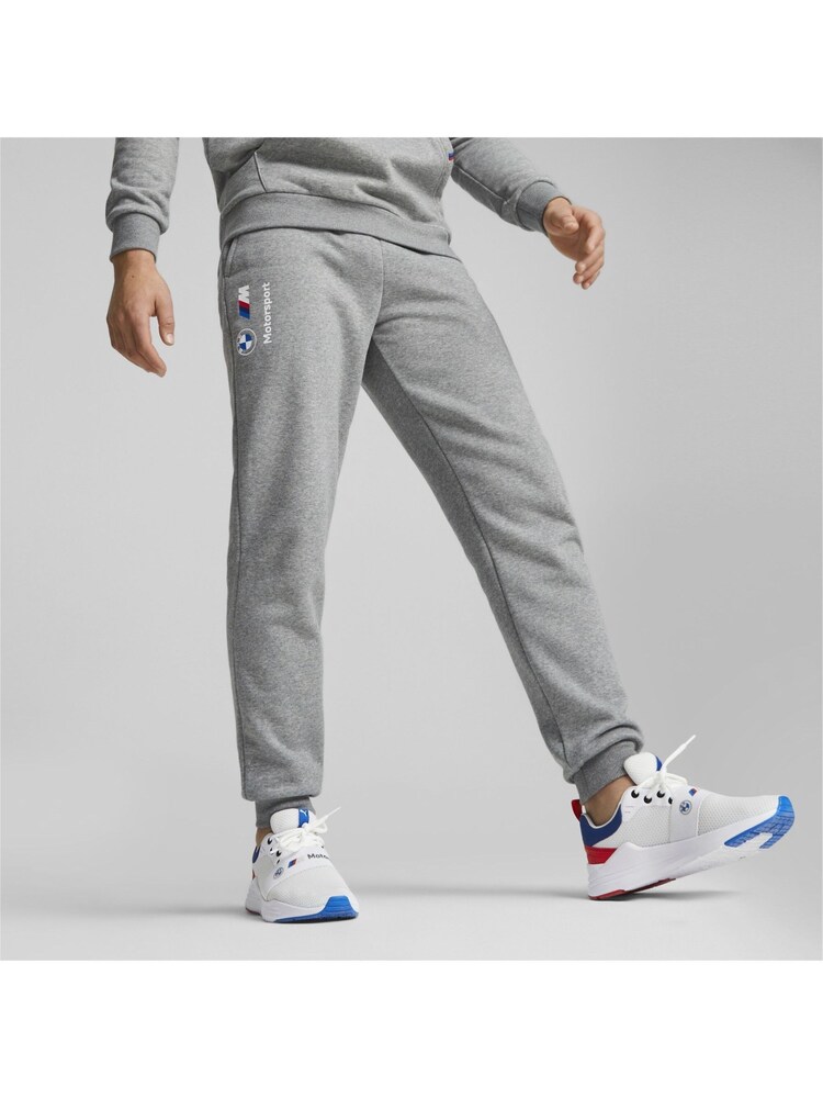 Puma Grey Mens BMW M Motorsport ESS Fleece Trousers - Image 6 of 6 Puma Grey Mens BMW M Motorsport ESS Fleece Trousers - Image 6 of 6