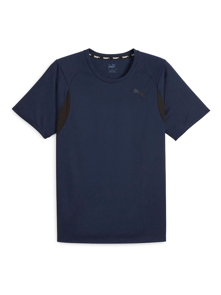Puma Blue Mens Ultra Breathe T-Shirt - Image 1 of 2