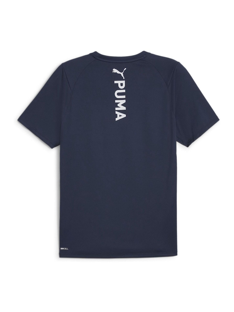 Puma Blue Mens Ultra Breathe T-Shirt - Image 2 of 2