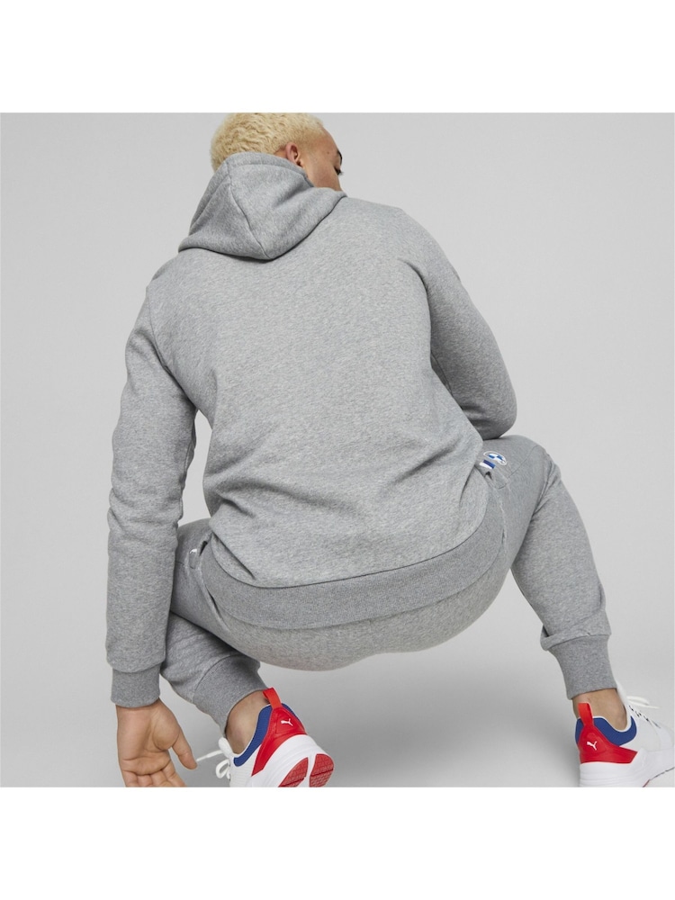Puma Grey BMW M Motorsport Mens Fleece Hoodie - Image 2 of 6