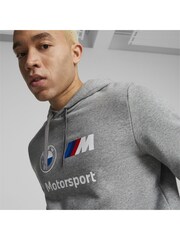 Puma Grey BMW M Motorsport Mens Fleece Hoodie - Image 4 of 6