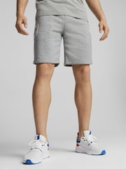 Puma Grey Mens BMW M Motorsport ESS Fleece Shorts - Image 1 of 4