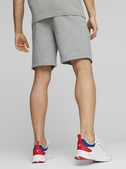 Puma Grey Mens BMW M Motorsport ESS Fleece Shorts - Image 2 of 4