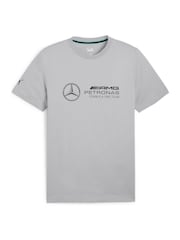Puma Grey Mens Mercedes-AMG Petronas Motorsport ESS Logo T-Shirt - Image 4 of 5