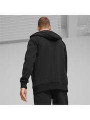 Puma Black Mens Mercedes AMG Petronas Motorsport Hooded Sweat Jacket - Image 2 of 6