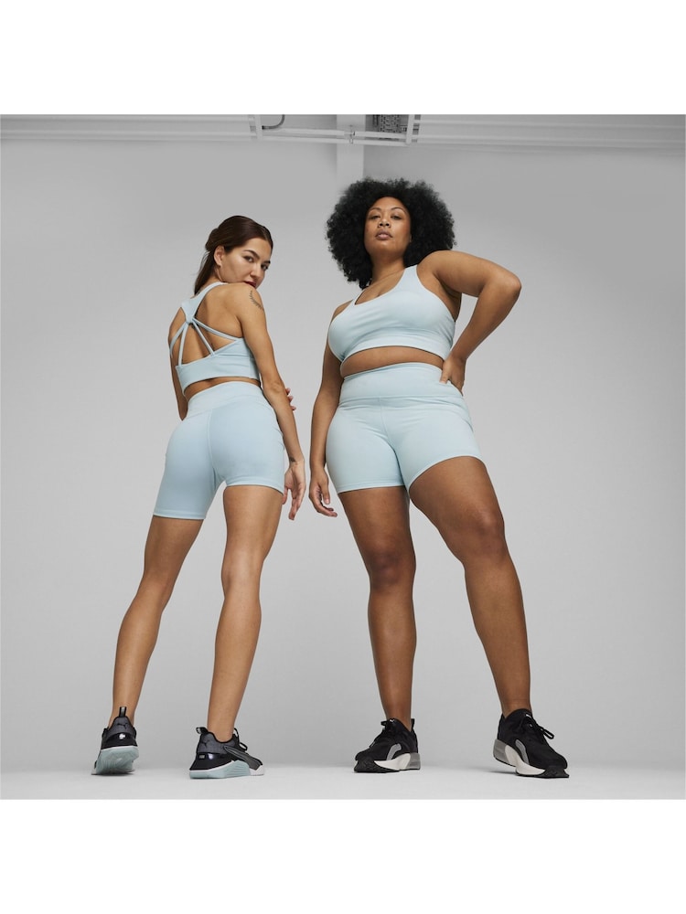 Puma Blue 4Keeps Evolve Training Longline Bra - Image 1 of 6