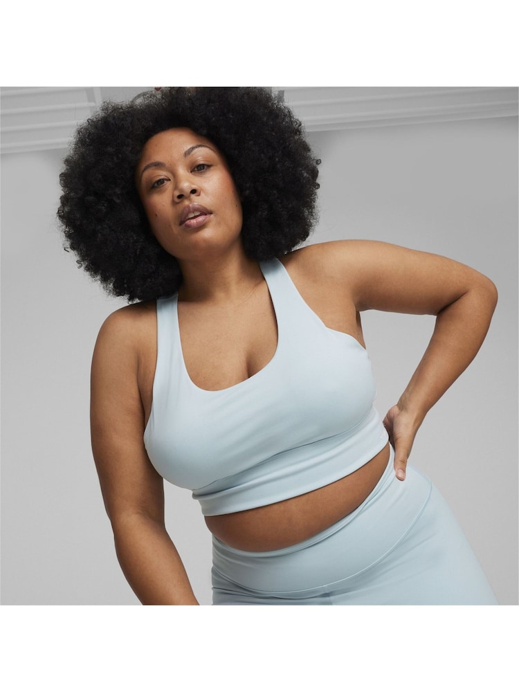 Puma Blue 4Keeps Evolve Training Longline Bra - Image 2 of 6