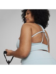 Puma Blue 4Keeps Evolve Training Longline Bra - Image 5 of 6
