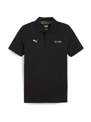Puma Black Mens Mercedes AMG Petronas Motorsport Polo Shirt - Image 3 of 4