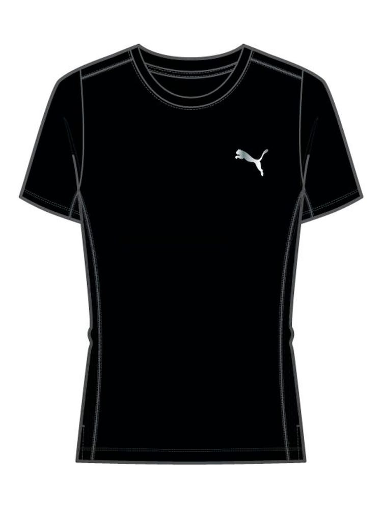 Puma Black Womens Run Favorite T-Shirt - Image 5 of 5
